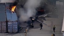 Tragická nehoda v Los Angeles. Při pádu zpravodajského vrtulníku zemřeli tři lidé