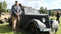 Jeepům a Kübelwagenům v Kovářské tentokrát konkuroval neznámý Francouz