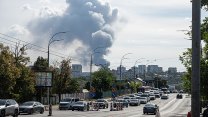 Rusko zaútočilo v Kyjevě na televizní stanici uprostřed vysílání, šest zraněných